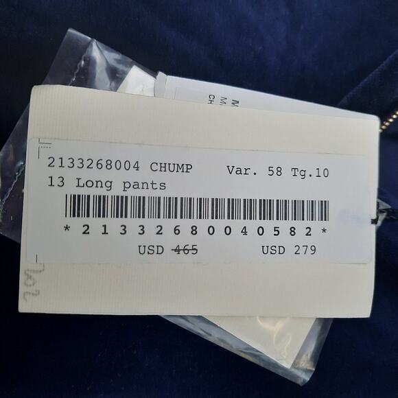 Marina Rinaldi Chump velvet velour trouser pants Made in Italy size 10 NWT - Picture 7 of 16